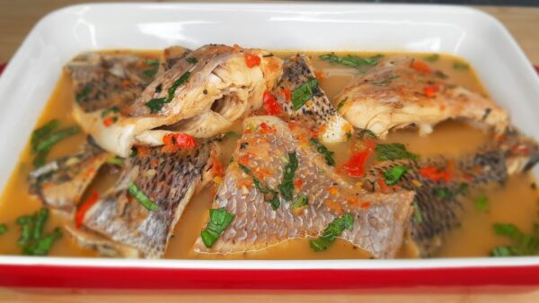 Tilapia fish pepper soup